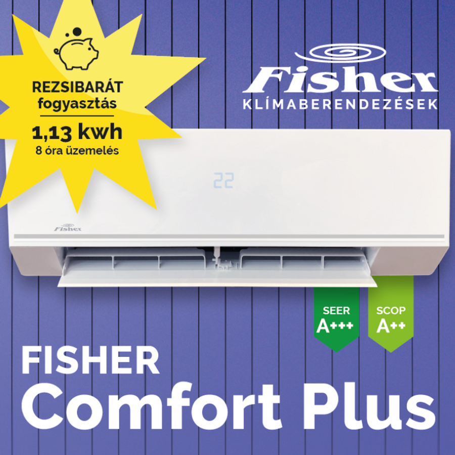 Fisher Comfort Plus 3 5 KW oldalfali inverteres kl ma